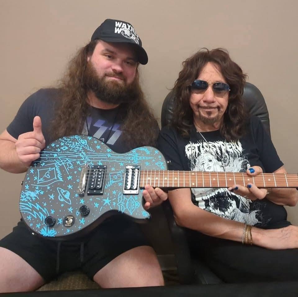 Zach Adkins with Ace Frehley